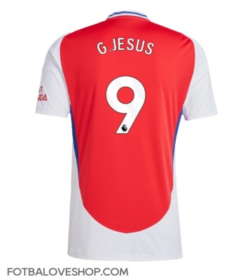 Arsenal Gabriel Jesus #9 Domácí Dres 2024-25 Krátký Rukáv